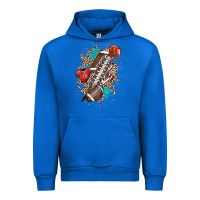 Cobalt Football lightning bolt leopard Urban Hoodie - HowdyJamesFarm