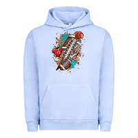 Pigment Grape Ice Football lightning bolt leopard Urban Hoodie - HowdyJamesFarm