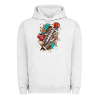Pigment Lunar Rock Football lightning bolt leopard Urban Hoodie - HowdyJamesFarm