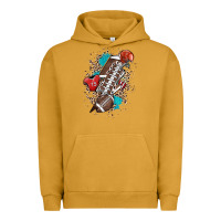 Pigment Peanut Butter Football lightning bolt leopard Urban Hoodie - HowdyJamesFarm