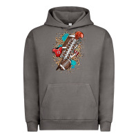 Pigment Tornado Football lightning bolt leopard Urban Hoodie - HowdyJamesFarm