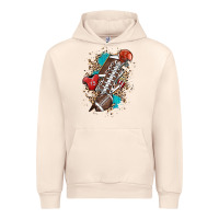 Sandshell Football lightning bolt leopard Urban Hoodie - HowdyJamesFarm