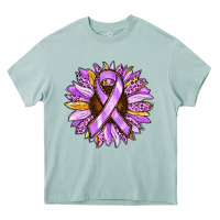 Arona Cancer Awareness Sunflower Heavy Core Tee - RanaPortraitStore