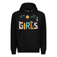 Black mom of girls Premium Hoodie - JahusDesignShop