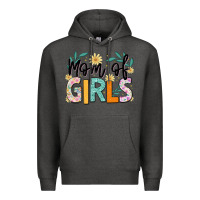 Charcoal Heather mom of girls Premium Hoodie - JahusDesignShop