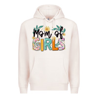Pale Pink mom of girls Premium Hoodie - JahusDesignShop