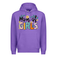 Purple mom of girls Premium Hoodie - JahusDesignShop