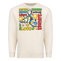 Sandshell name puzzle ribbon of inspiration Premium Sweatshirt - LillyAllenDesigns