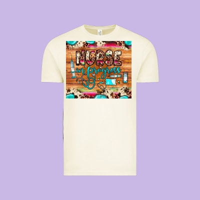 Nurse In Progress Vintage Tee Designed By Jahusdesignshop