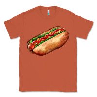 Copper American hot dog Classic Tee - AdoDesignShop