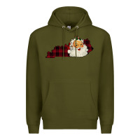 Army Green Kentucky Santa Ho Ho Premium Hoodie - Bettercallsaul