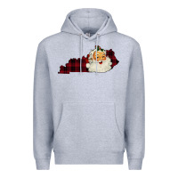 Heather Grey Kentucky Santa Ho Ho Premium Hoodie - Bettercallsaul