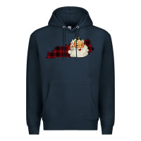 Navy Kentucky Santa Ho Ho Premium Hoodie - Bettercallsaul