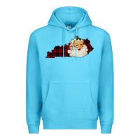 Ocean Blue Kentucky Santa Ho Ho Premium Hoodie - Bettercallsaul