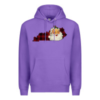 Purple Kentucky Santa Ho Ho Premium Hoodie - Bettercallsaul