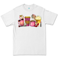White boss lady coffee cups with money Premium Tee - texasbilliewilder