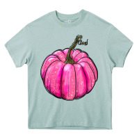 Breast Cancer Awareness Pink Pumpkin Heavy Core Tee | Teevron