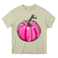 Mossy Breast Cancer Awareness Pink Pumpkin Heavy Core Tee - RanaPortraitStore
