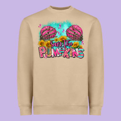 Save The Pumpkins Heavyweight Sweatshirt Designed By Adodesignshop