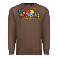 Chestnut accept love understand Premium Sweatshirt - LillyAllenDesigns