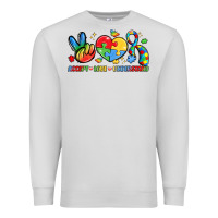Dove Grey accept love understand Premium Sweatshirt - LillyAllenDesigns