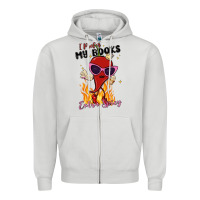 I Prefer My Books Extra Spicy Zipper Hoodie | Teevron