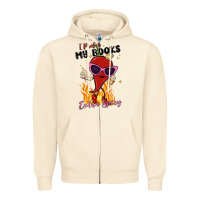 Sandshell i prefer my books extra spicy Zipper Hoodie - MaliasSmallBusiness