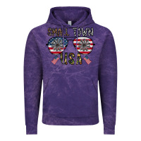 Cloud Purple small town usa Vintage Hoodie - CowhideDigitalArt