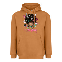 Meerkat Afro Messy Bun Nursing Bbs Heavyweight Hoodie - BundleAndBundleShop