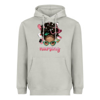 Moon Dust Afro Messy Bun Nursing Bbs Heavyweight Hoodie - BundleAndBundleShop