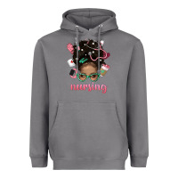 Storm Afro Messy Bun Nursing Bbs Heavyweight Hoodie - BundleAndBundleShop