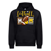 Black Football mom yellow team color Urban Hoodie - HowdyJamesFarm
