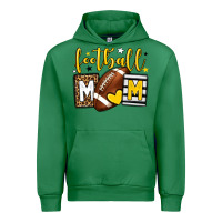 Emerald Football mom yellow team color Urban Hoodie - HowdyJamesFarm