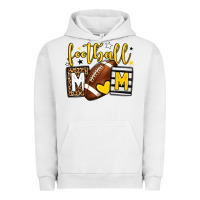 Pigment Lunar Rock Football mom yellow team color Urban Hoodie - HowdyJamesFarm