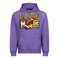 Tulip Football mom yellow team color Urban Hoodie - HowdyJamesFarm