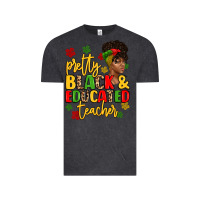 Vintage Black pretty black and educated teacher Vintage Tee - Artiststas