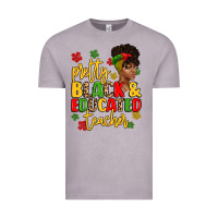 Vintage Zinc pretty black and educated teacher Vintage Tee - Artiststas