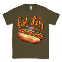 Army Green hot dog Classic Tee - AdoDesignShop