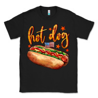 Black hot dog Classic Tee - AdoDesignShop