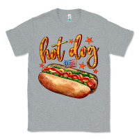 Heather Grey hot dog Classic Tee - AdoDesignShop