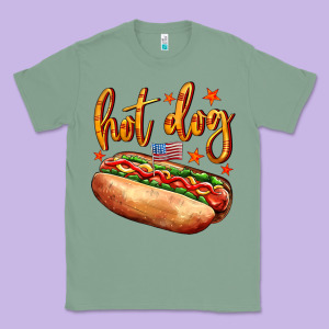 Hot Dog Classic Tee Designed By Adodesignshop