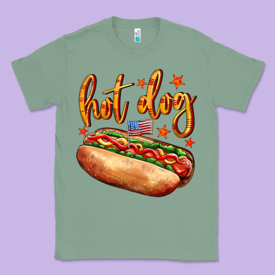 Hot Dog Classic Tee Designed By Adodesignshop
