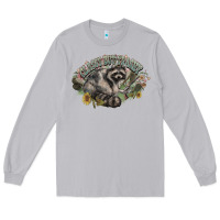 Moon Dust classy but trashy racoon Long Sleeve Tee - NancyCooperArtShop