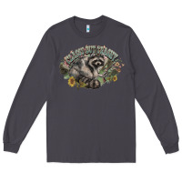 Smoke classy but trashy racoon Long Sleeve Tee - NancyCooperArtShop