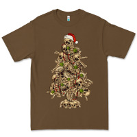 Cacao Skeleton Christmas Tree Premium Tee - RanaPortraitStore