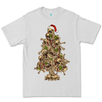 Dove Grey Skeleton Christmas Tree Premium Tee - RanaPortraitStore