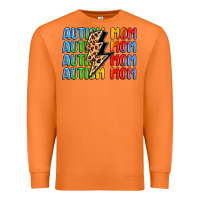 Carrot autism mom lightning bolt Premium Sweatshirt - LillyAllenDesigns