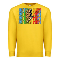 Lemon autism mom lightning bolt Premium Sweatshirt - LillyAllenDesigns