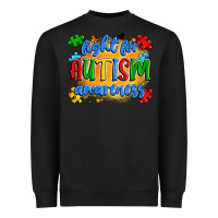 Black fight for autism awareness Heavyweight Sweatshirt - Artiststas