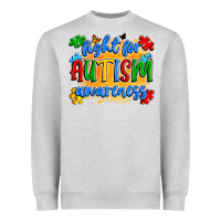 Heather Grey fight for autism awareness Heavyweight Sweatshirt - Artiststas